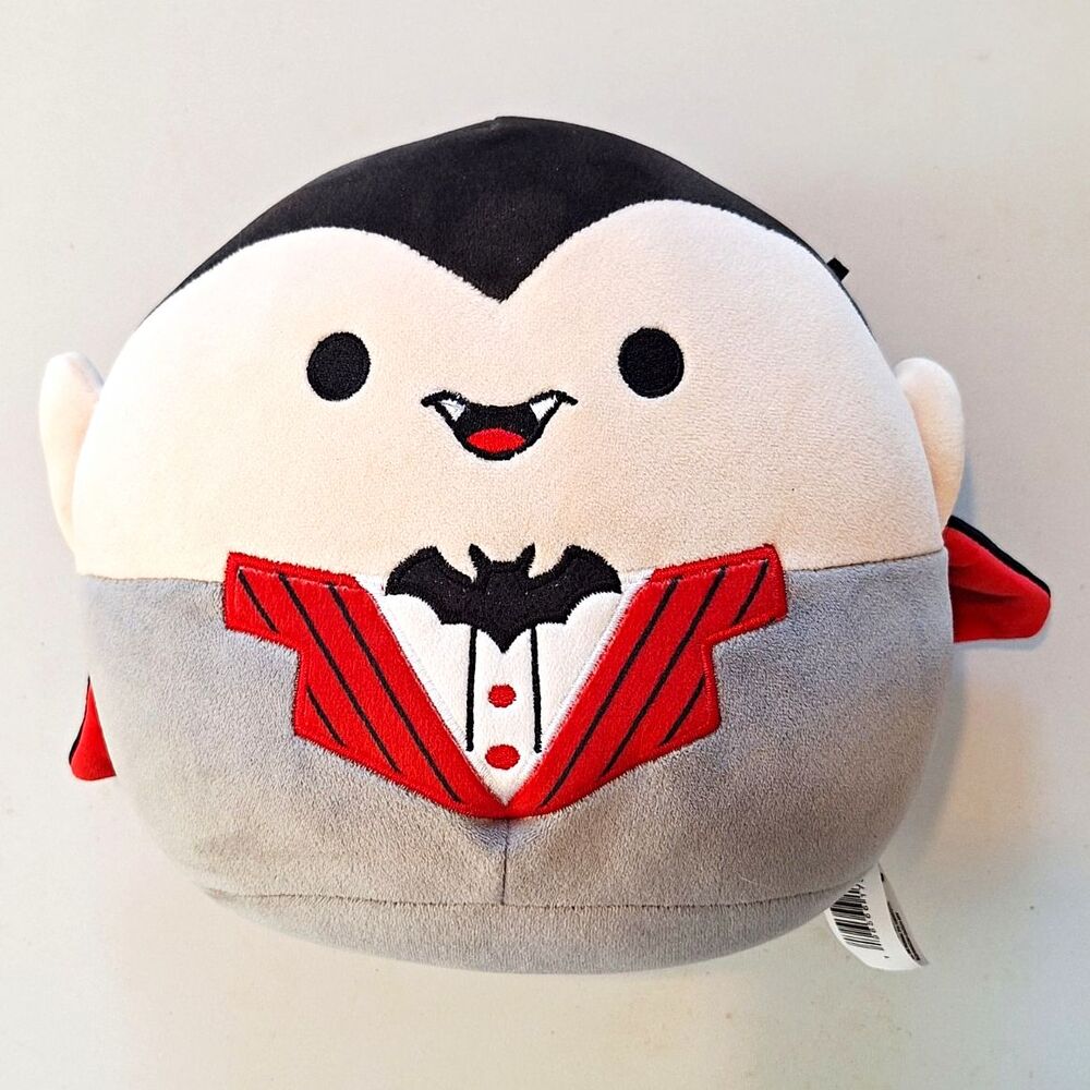 Squishmallows VlaDracula Bat 8" Plush Gray Retired Washable 2021